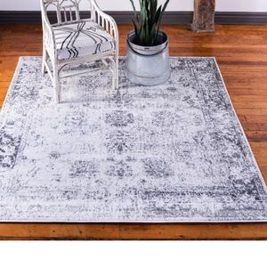 White/Grey Area Rug